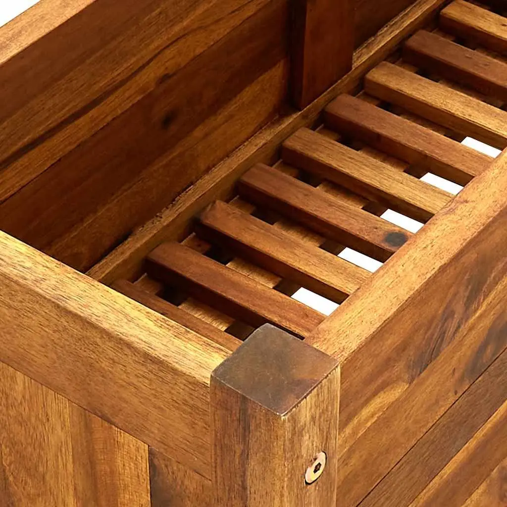 Garden Raised Bed Wooden Planter Box Outdoor Vegetables Herbs Flowers Balcony