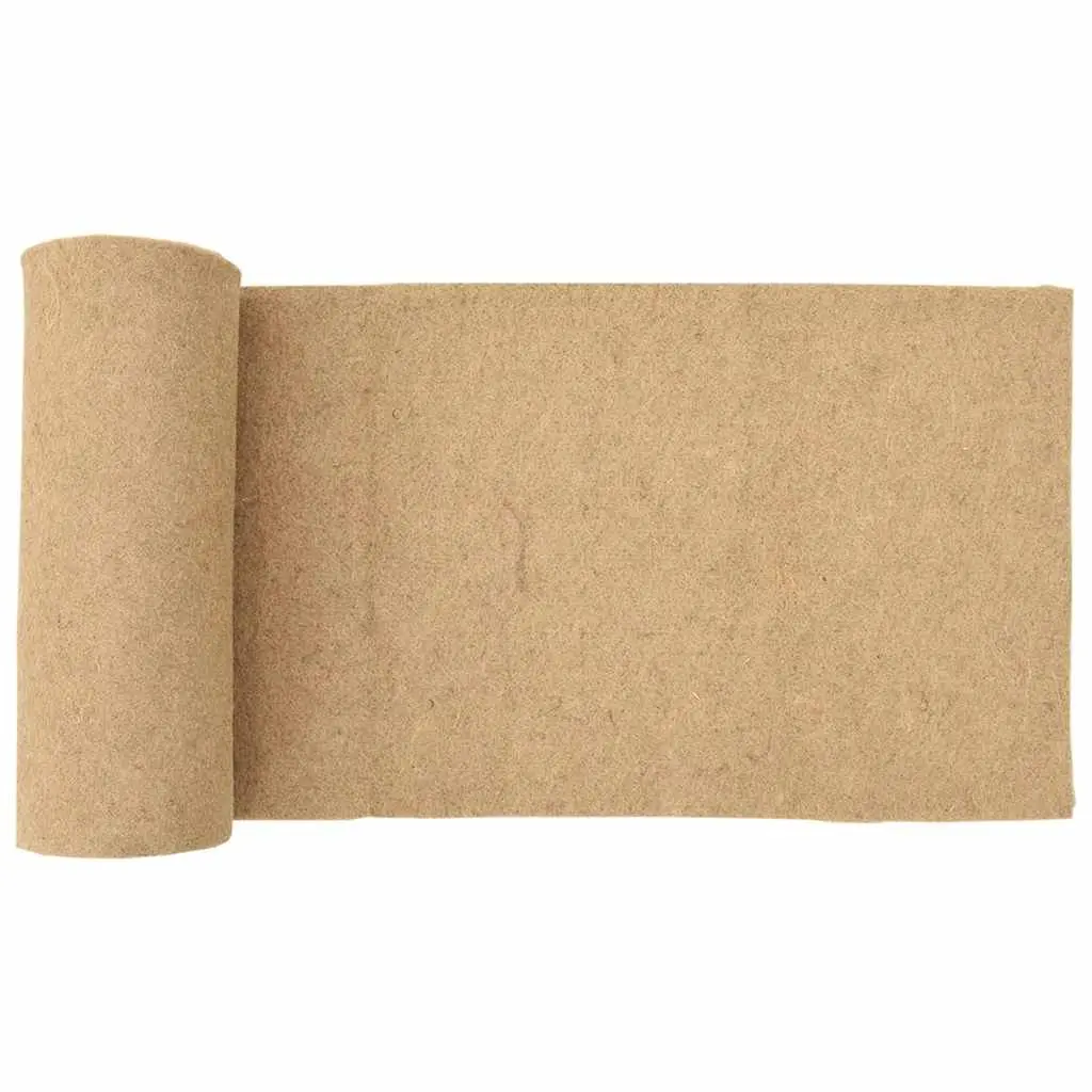 Pet Bedding Hemp Mat Brown 0.5x5m Natural Material Hygienic Environment for Small Animals