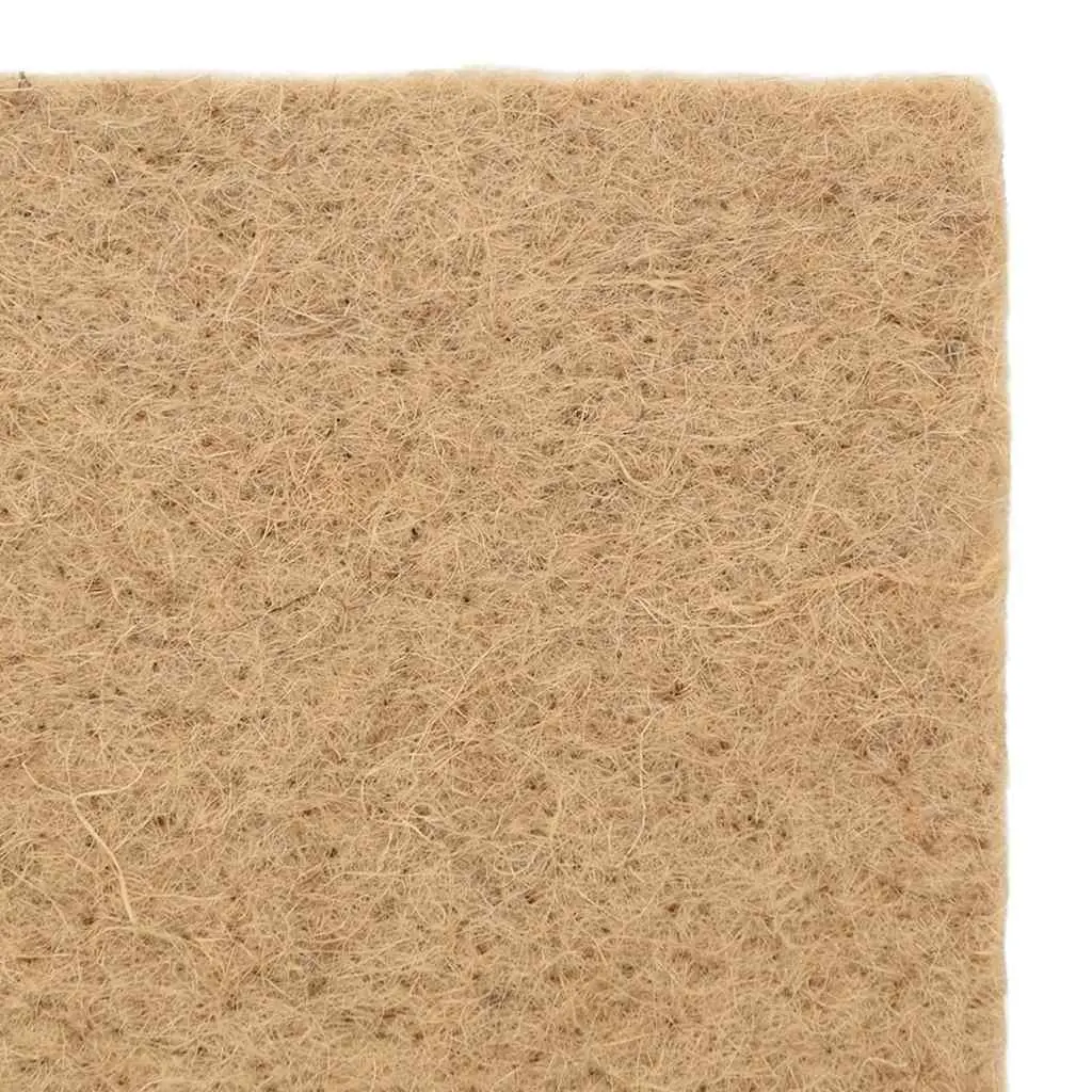 Pet Bedding Hemp Mat Brown 0.5x5m Natural Material Hygienic Environment for Small Animals