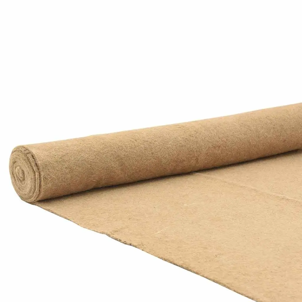 Hemp Rodent Mat Brown 1x5 m Durable Moisture Odour-Binding Cage Bedding for Small Animals Rabbits Guinea Pigs Hamsters