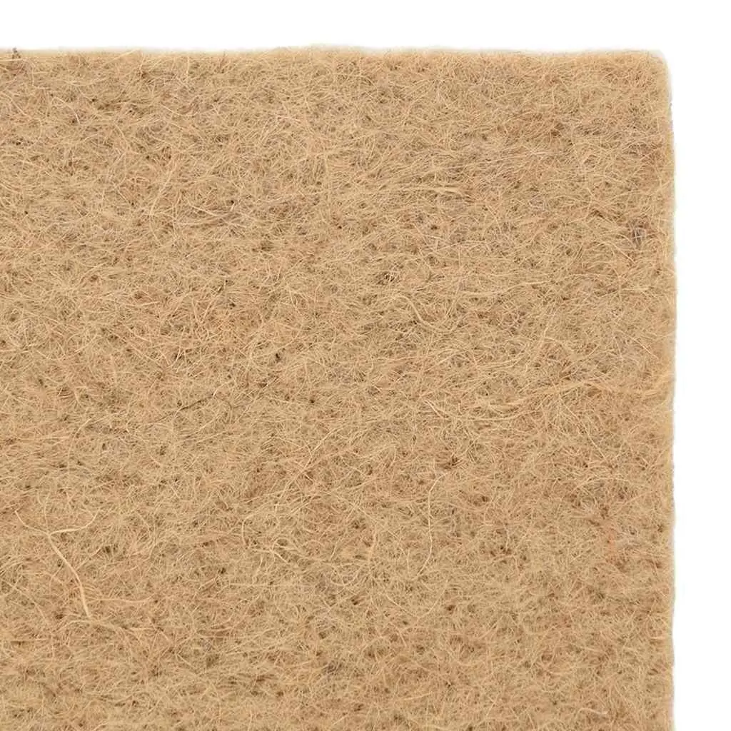 Hemp Rodent Mat Brown 1x5 m Durable Moisture Odour-Binding Cage Bedding for Small Animals Rabbits Guinea Pigs Hamsters