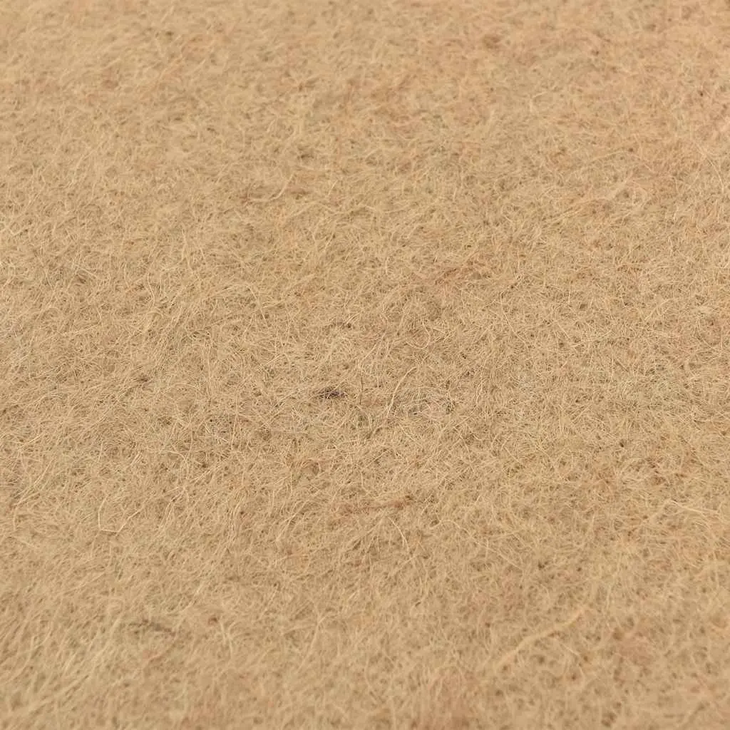 Hemp Rodent Mat Brown 1x5 m Durable Moisture Odour-Binding Cage Bedding for Small Animals Rabbits Guinea Pigs Hamsters