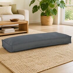 Compact Anthracite Cushion 100 x 40 x 8 cm, Perfect Fit