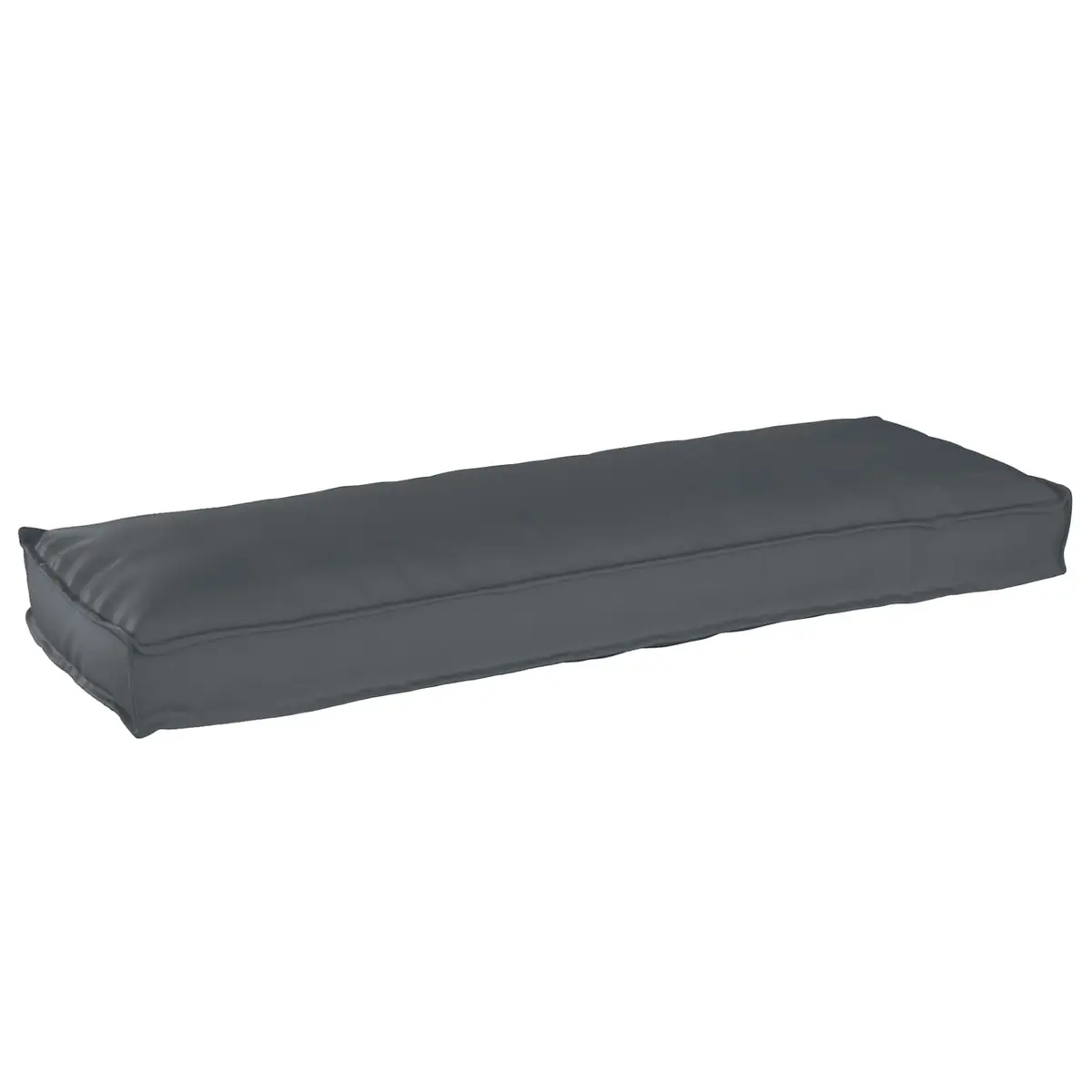 Pallet Cushion Set Anthracite 120 x 40 x 8 cm Outdoor Garden Seating