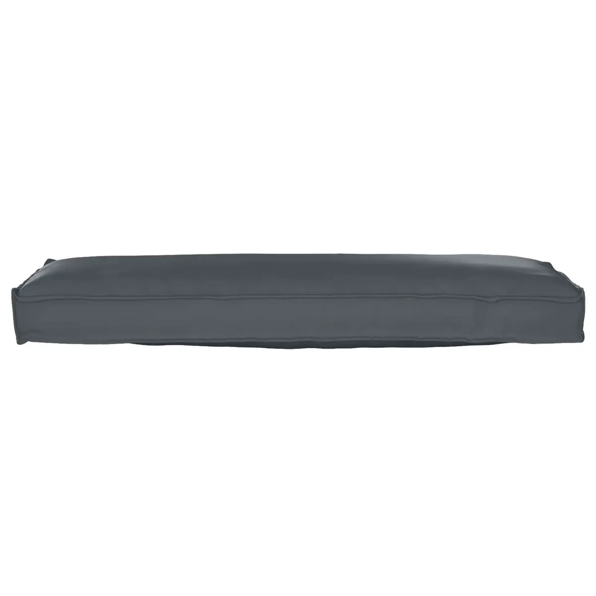 Pallet Cushion Set Anthracite 120 x 40 x 8 cm Outdoor Garden Seating