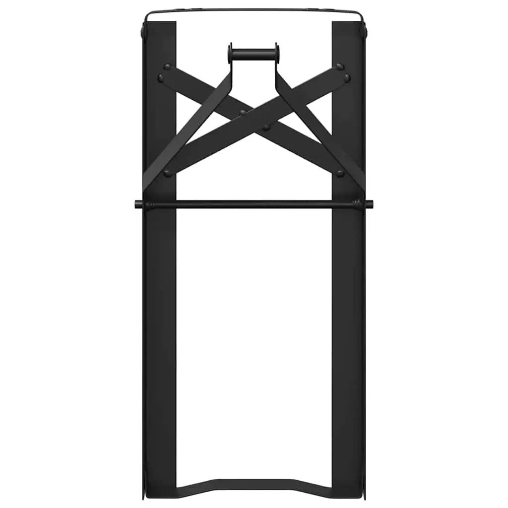 Beer Bench Legs Black Powder-Coated Steel Furniture Legs Indoor Bench Support