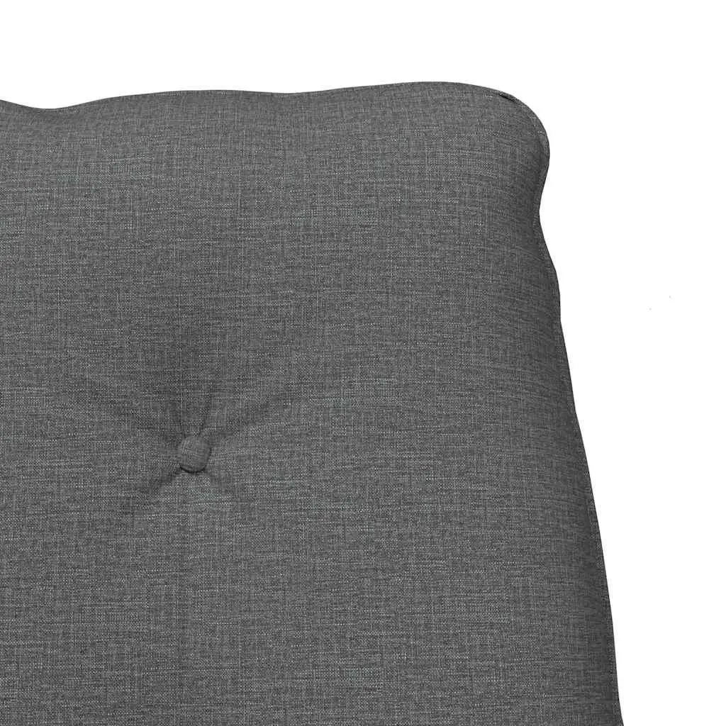 Grey Armchair Modern Living Room Lounge Chair Fabric Seat Cushioned Armrests