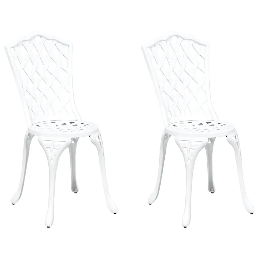 White Garden Chair Set for Outdoor Use