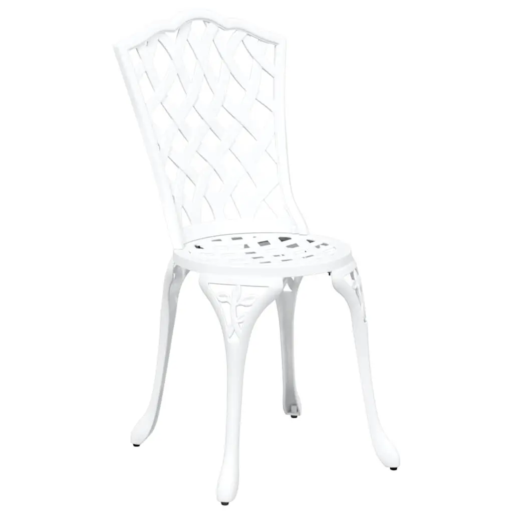 White Garden Chair Set for Outdoor Use