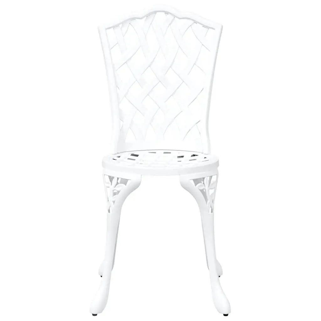 White Garden Chair Set for Outdoor Use