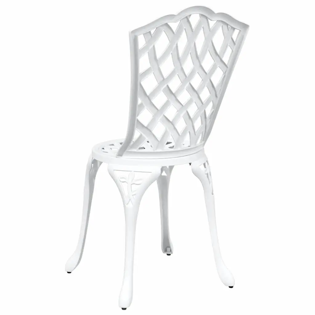 White Garden Chair Set for Outdoor Use