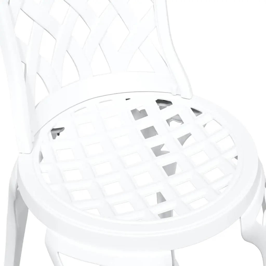White Garden Chair Set for Outdoor Use