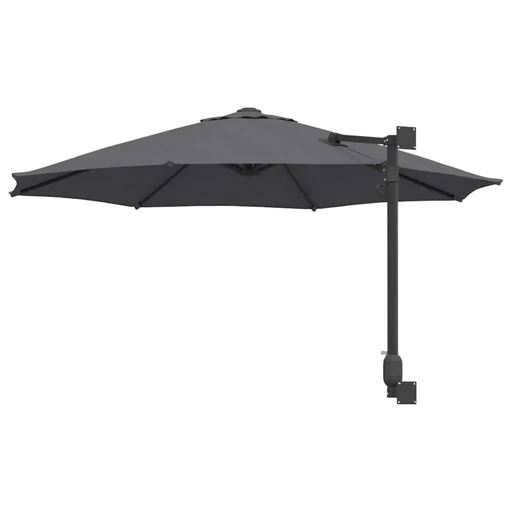 Garden Parasol Anthracite Large Cantilever Outdoor Sunshade with Tilt Mechanism