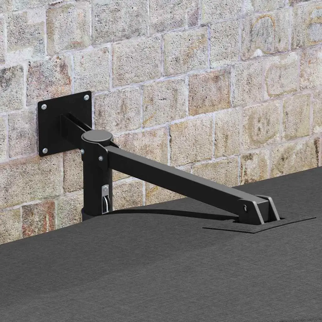 Garden Parasol Anthracite 248.5cm Outdoor Umbrella Tilt Crank