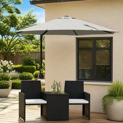 Compact and Efficient Garden Parasol for Your Space