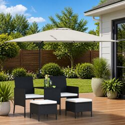 Cantilever Umbrella with LED: Shade Made Simple