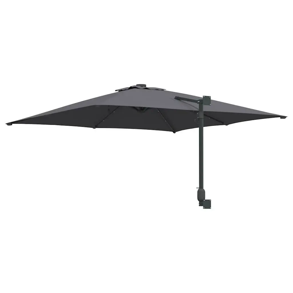 Garden Parasol Cantilever Outdoor Umbrella Sunshade with LED Lights Tilt