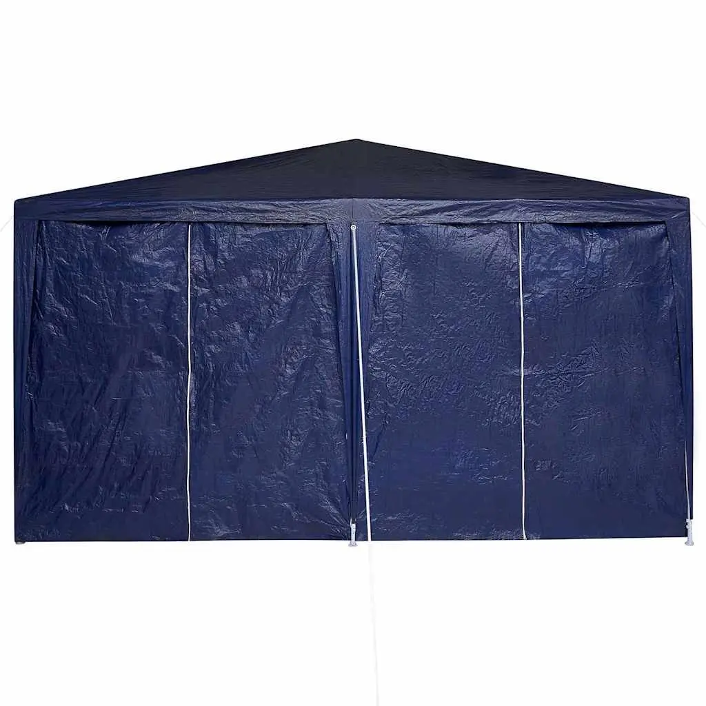 Party Tent Blue 400x400x266cm Outdoor Canopy Gazebo with Removable Sidewalls
