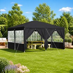 Compact and Portable Anthracite Party Tent