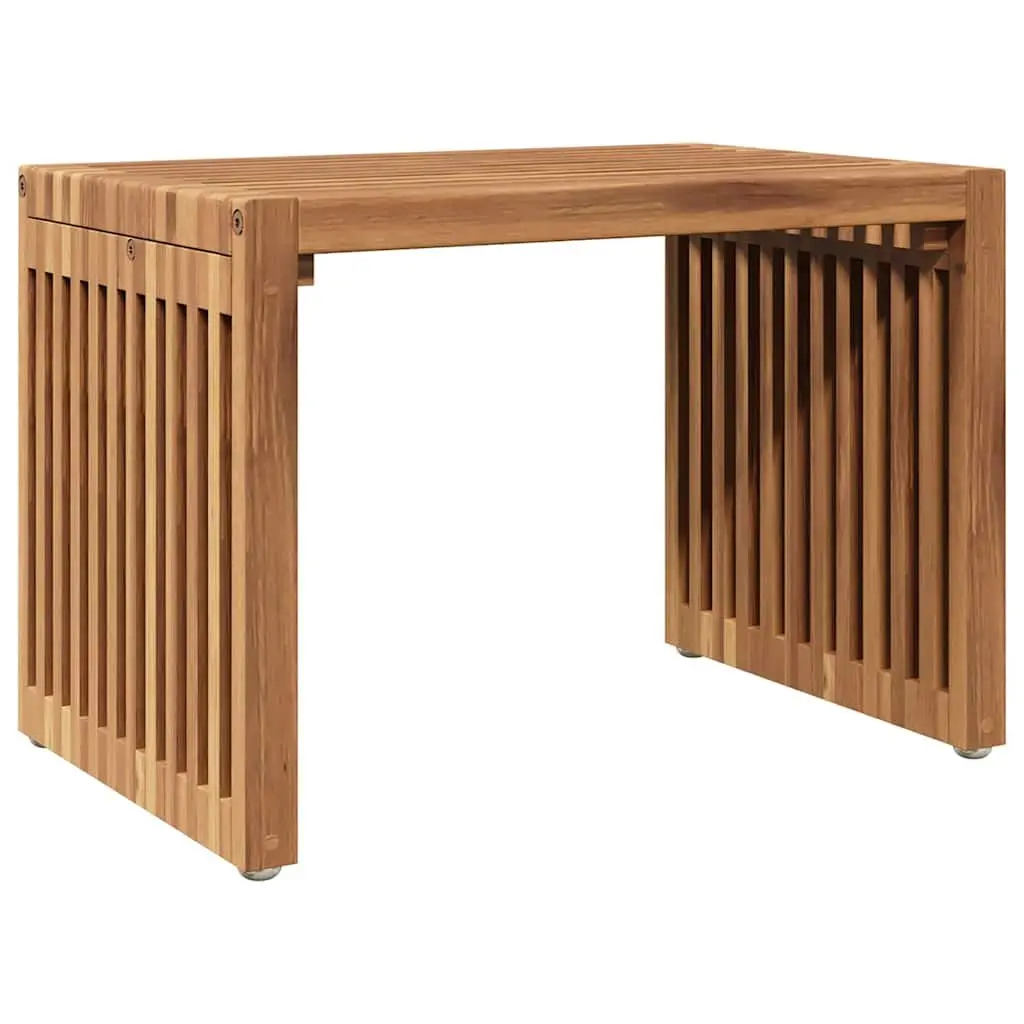 Garden Side Table in Solid Teak Wood
