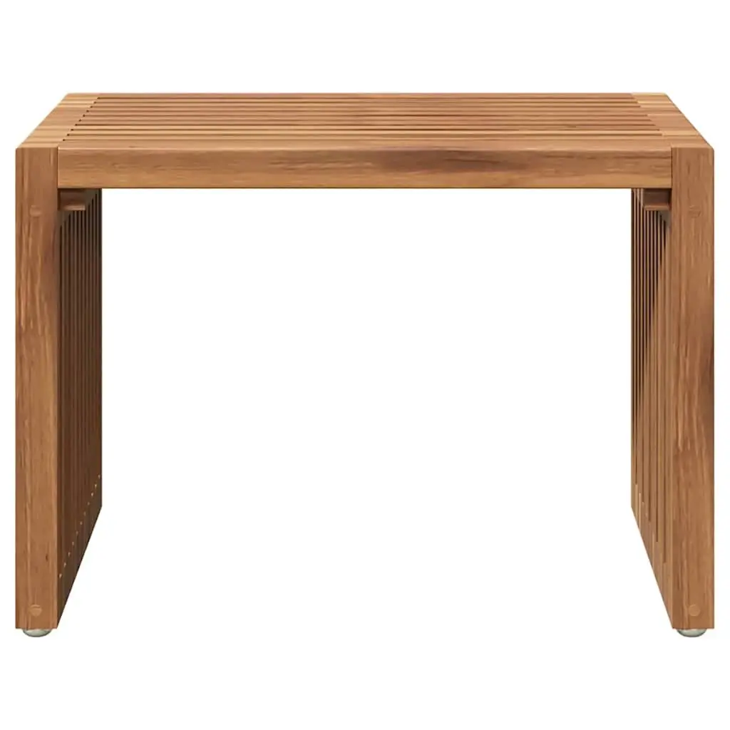 Garden Side Table in Solid Teak Wood