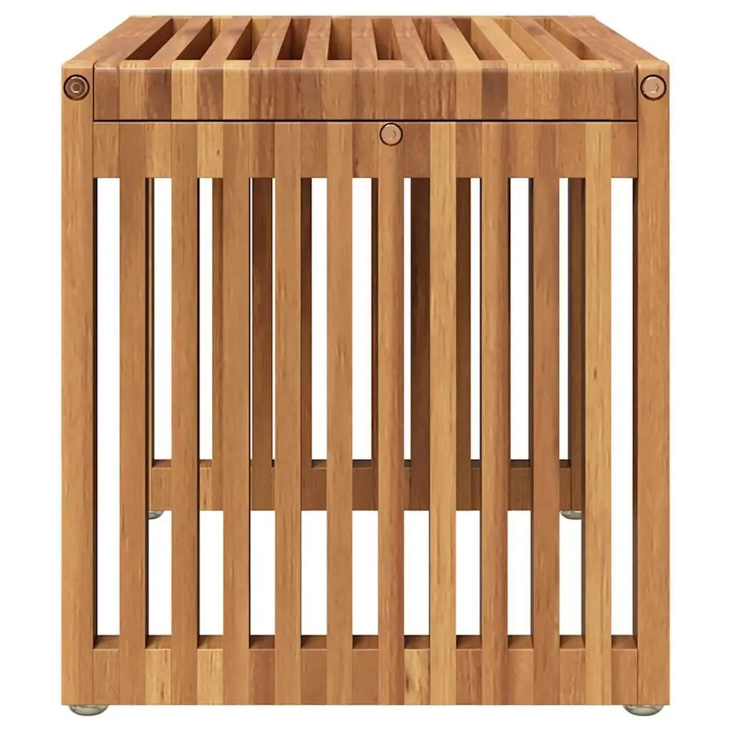 Garden Side Table in Solid Teak Wood