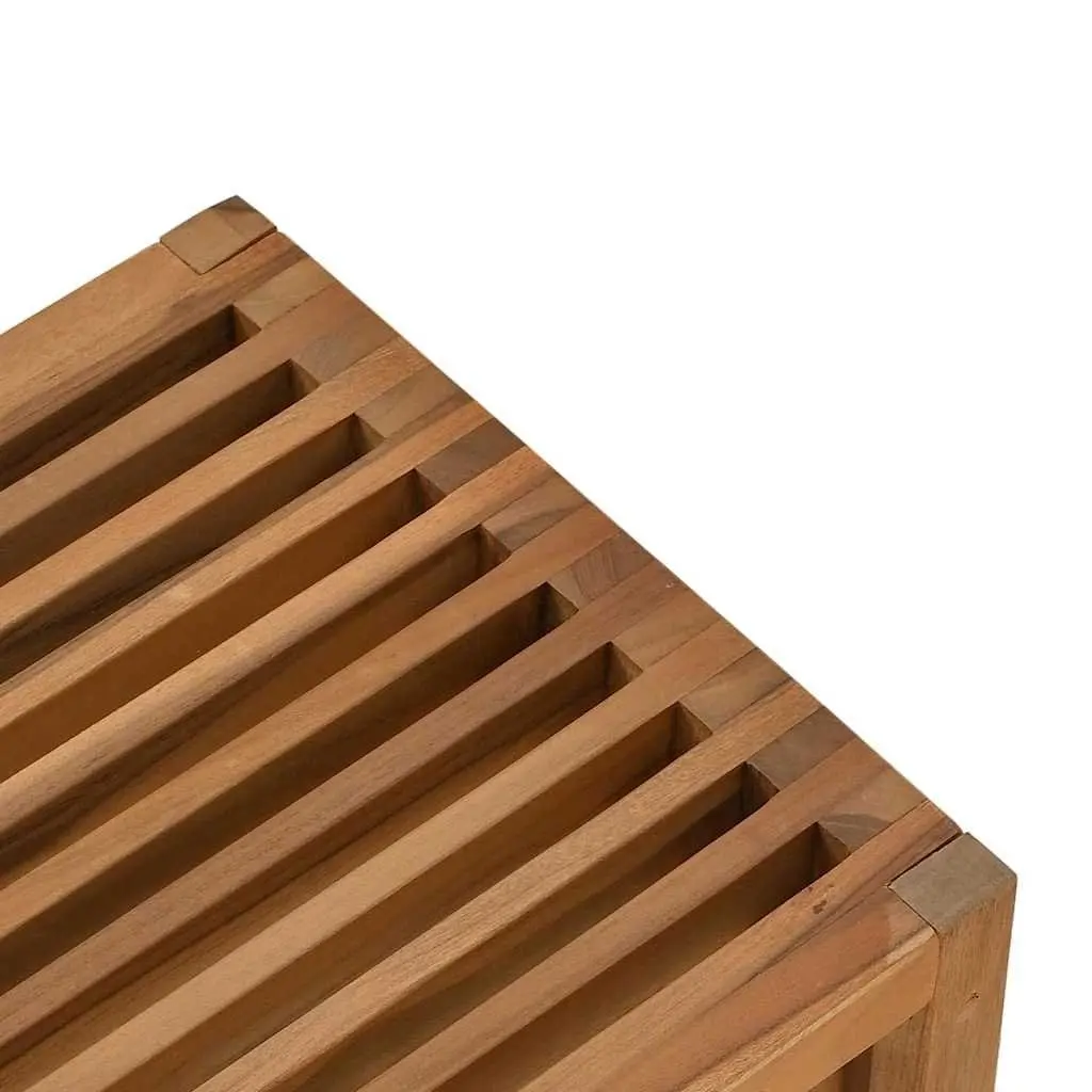 Garden Side Table in Solid Teak Wood