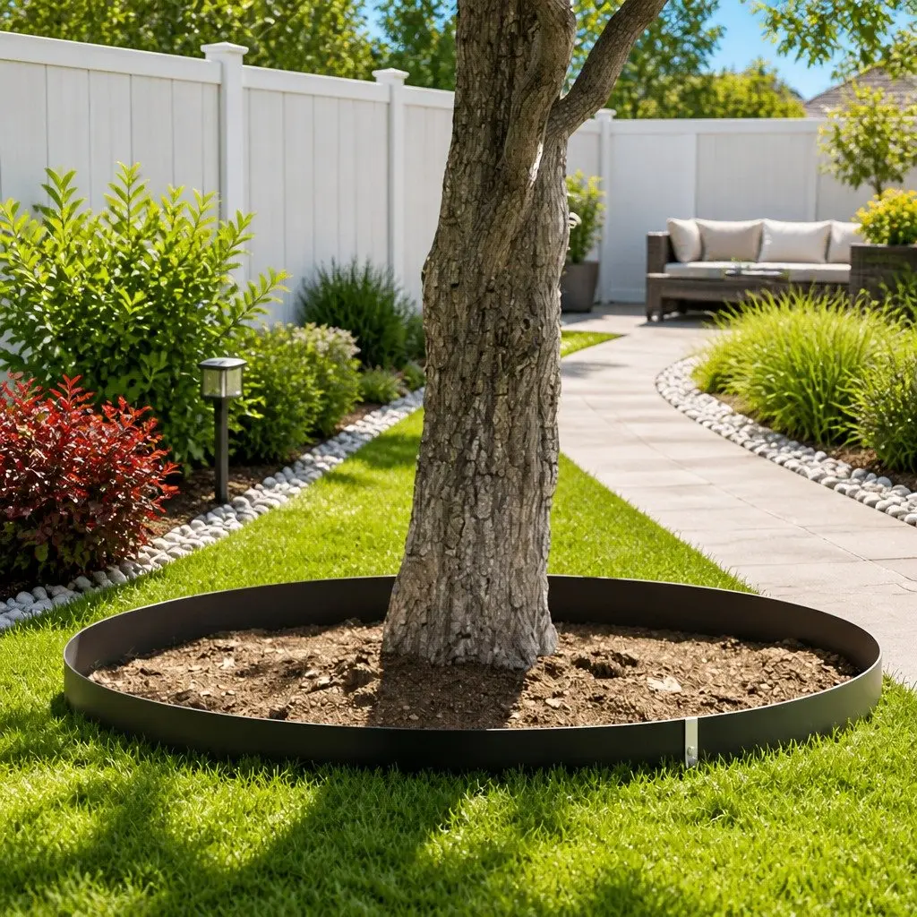 Root Barrier Black Polyethylene 0.7 x 15 m Durable Weed Control Mat