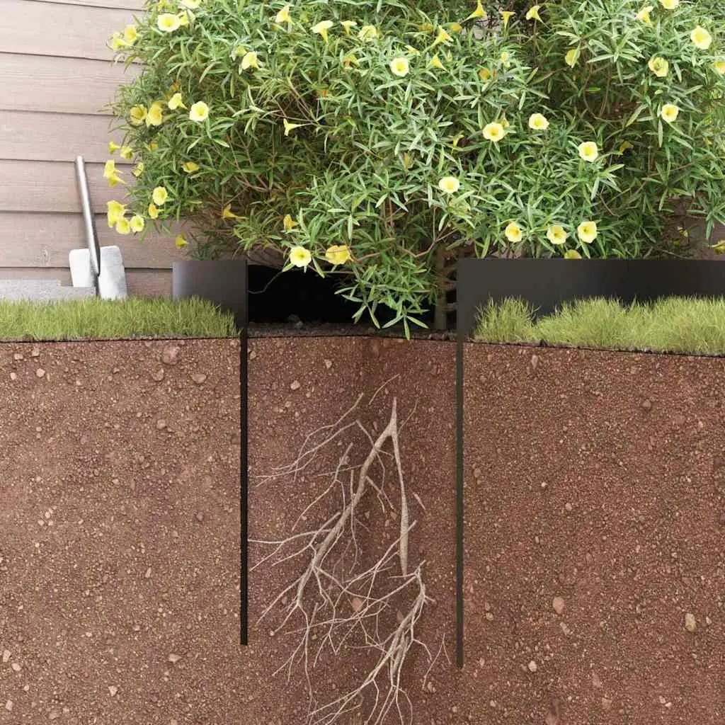 Polyethylene Garden Weed Control Black 0.7m x 15m Root Barrier for Landscaping