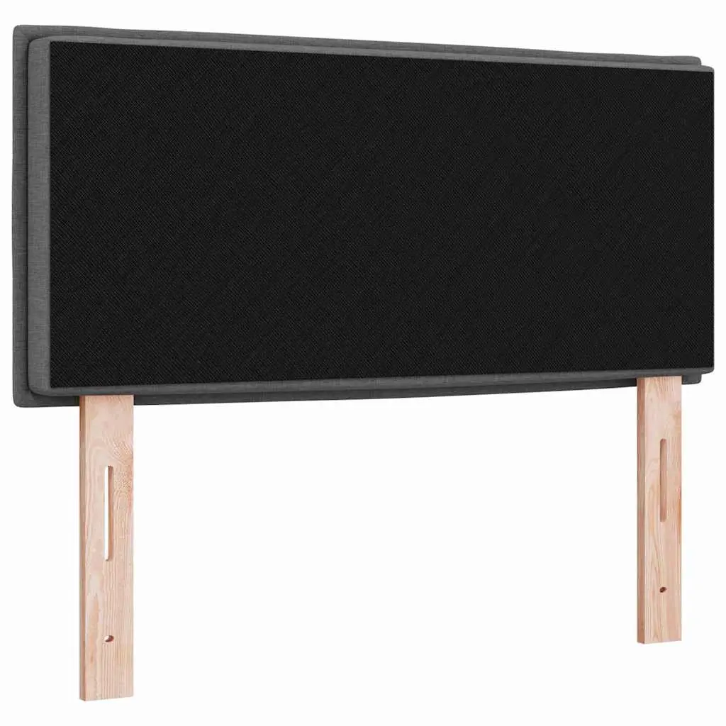 Headboard Fabric Dark Grey 100cm Height Adjustable Modern Bedroom Furniture