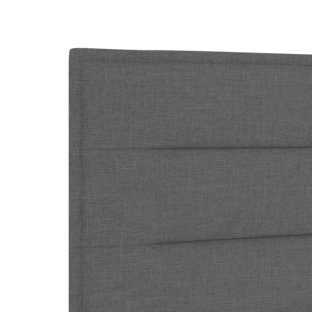 Headboard Fabric Dark Grey 100cm Height Adjustable Modern Bedroom Furniture