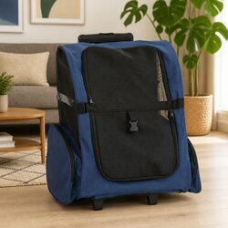 3-in-1 Pet Trolley Carrier for Easy Travel