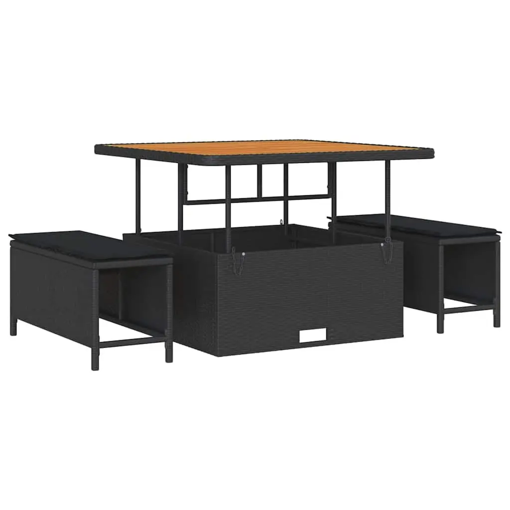 Black Garden Dining Set