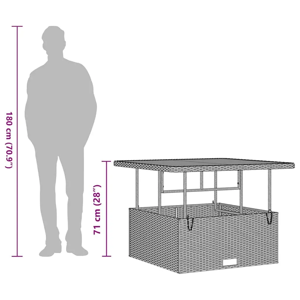 Black Garden Dining Set