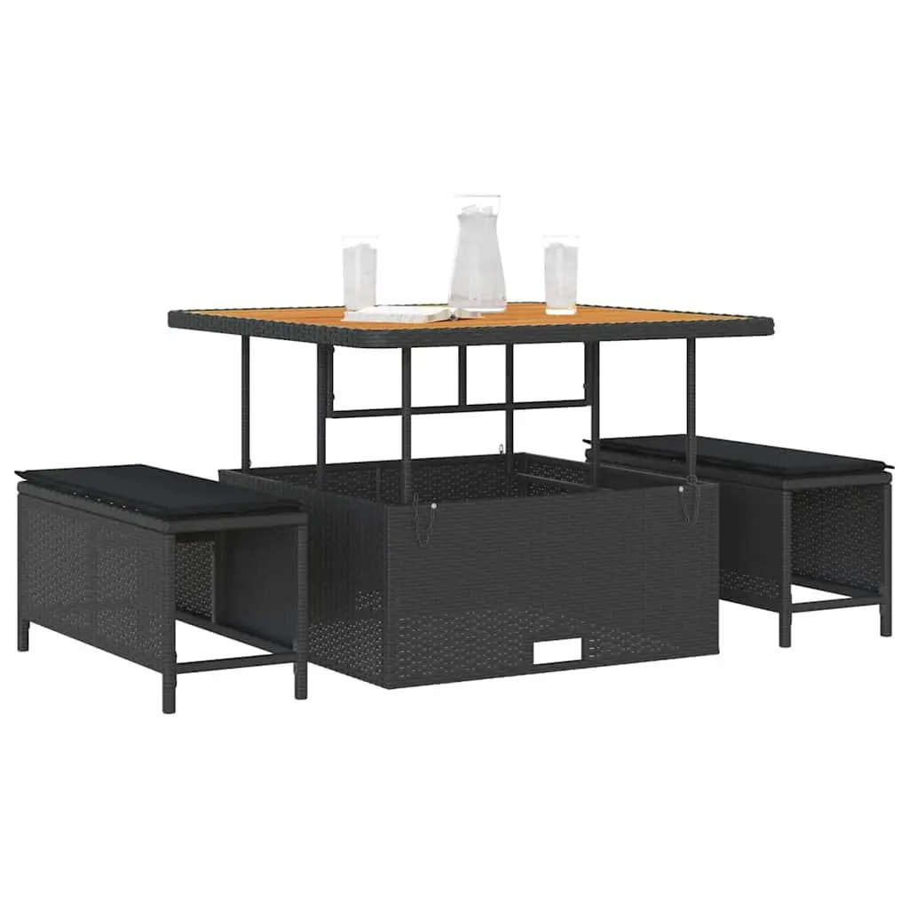 Black Garden Dining Set