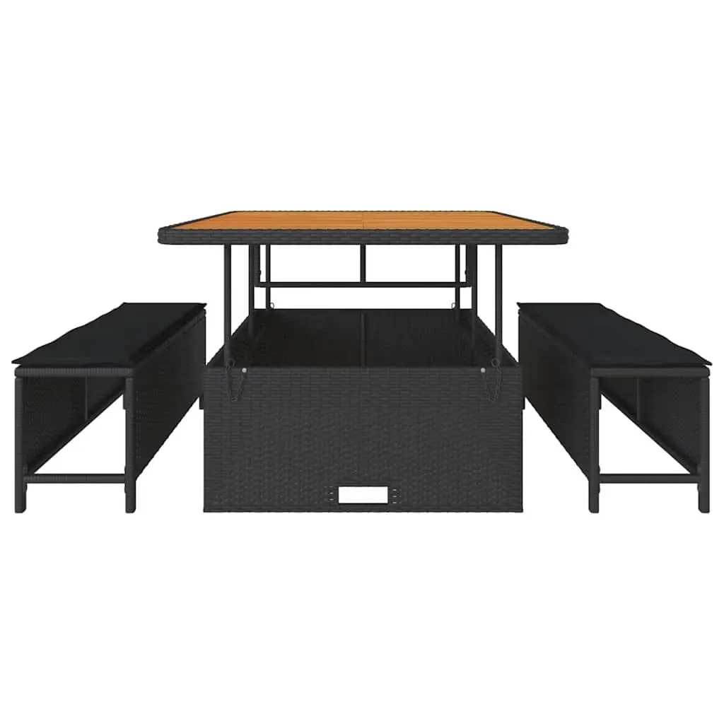 Black Garden Dining Set