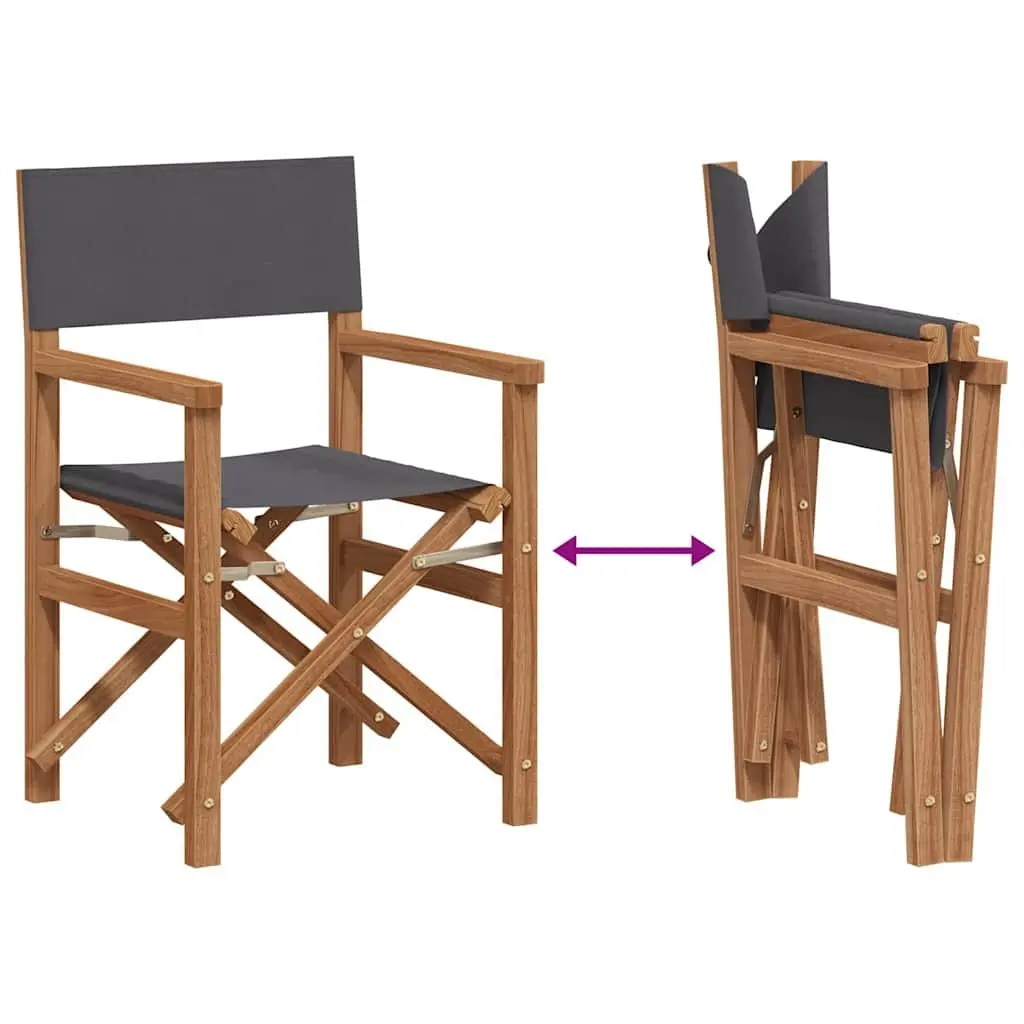 Grey Outdoor Folding Chair
