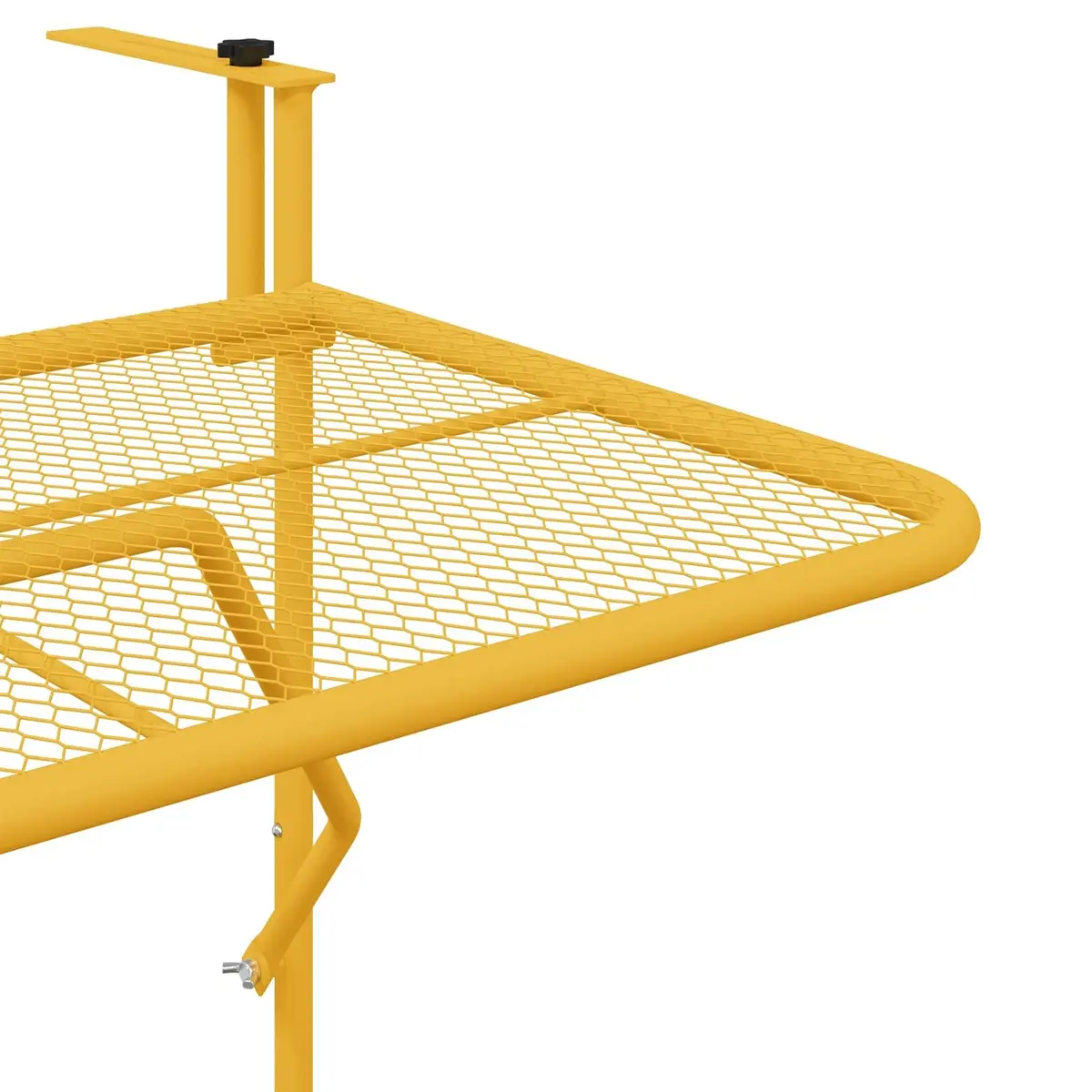 Hanging Balcony Table Foldable Outdoor Furniture Steel Garden Terrace Patio Desk