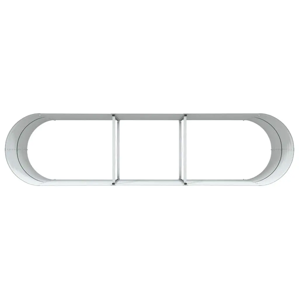Raised Bed Garden Planter 320x80x81cm Steel Outdoor Minimalist Modern Design