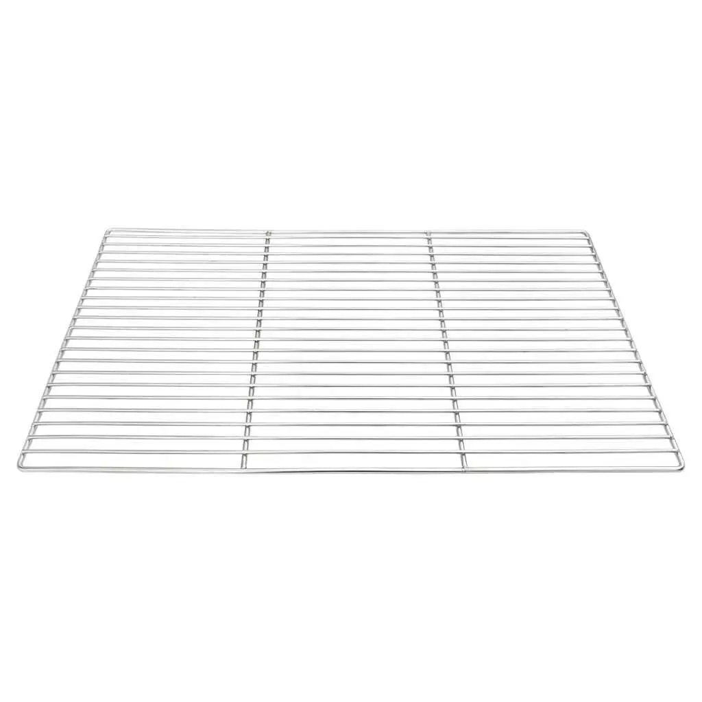 Stainless Steel Grill Grate Silver 67 x 40 cm Outdoor Cooking Surface