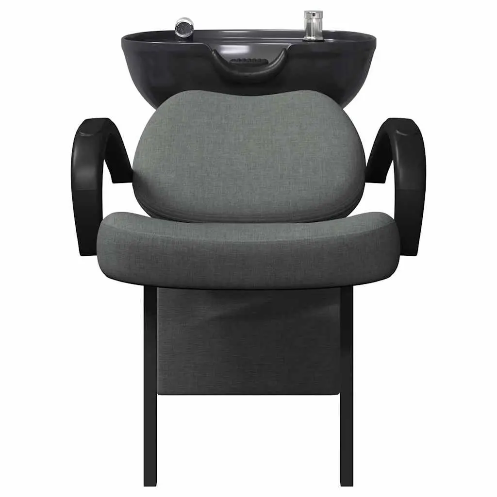 Shampoo Chair Dark Grey Black Salon Hairdressing Height Adjustable Styling