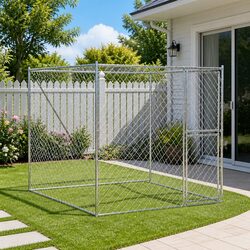 Concise Description of a Galvanised Steel Dog Cage