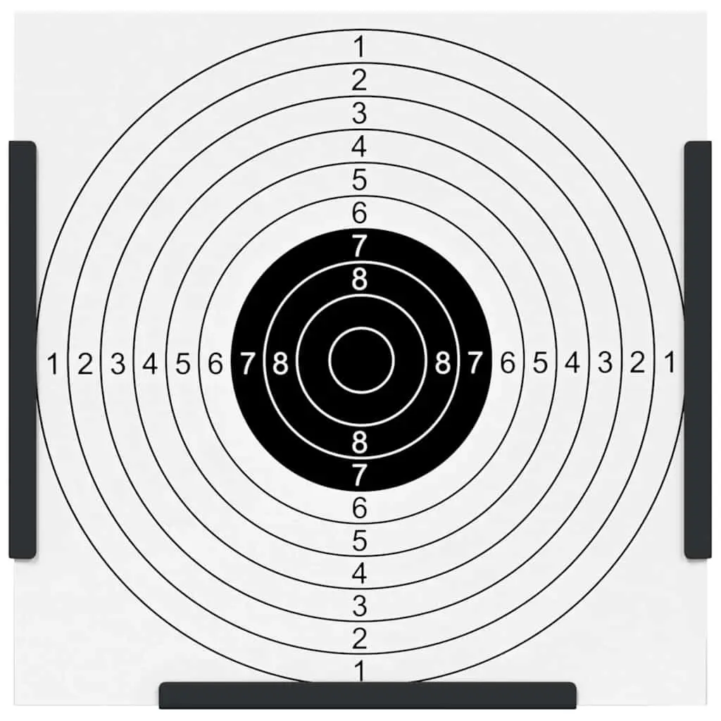 Pellet Trap Shooting Target 17.5cm Steel Frame Black Indoor Outdoor Range