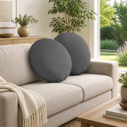 Concise Overview of Dark Grey Round Seat Cushions