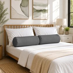 Grey Bolster Pillows - Comfortable and Versatile