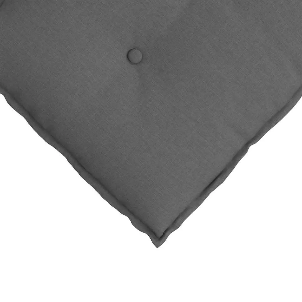 Back Pillow Dark Grey 160 x 19 x 50 cm Indoor Support Cushion