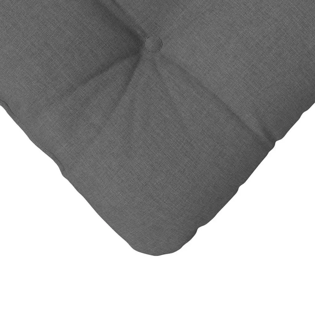 Seat Cushions Grey 40x40x12 cm Modern Indoor Chair Sofa Cushion Set