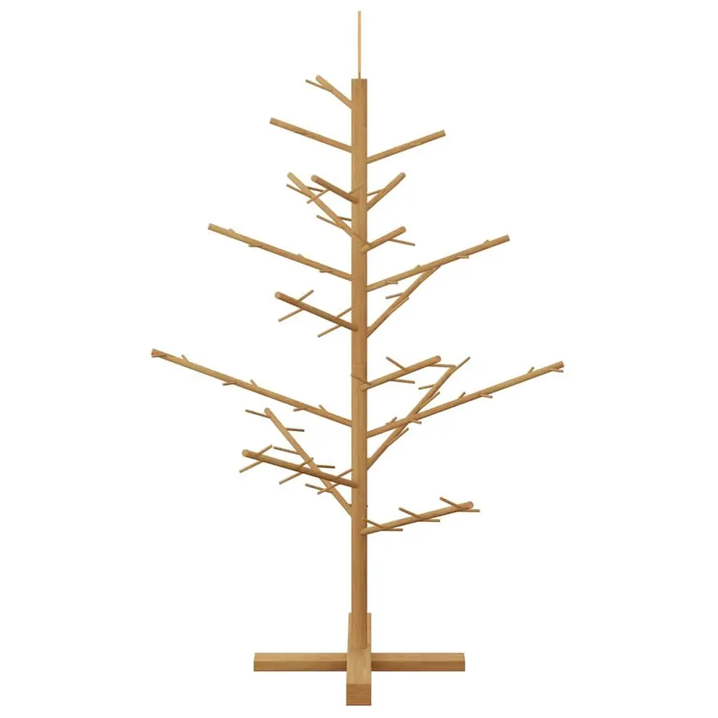 Brown Wooden Christmas Tree 125cm with Stand