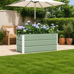 Compact Steel Planter for Any Garden or Balcony
