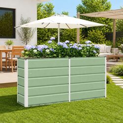 Modern Planter Made of Steel for Indoor or Outdoor Use